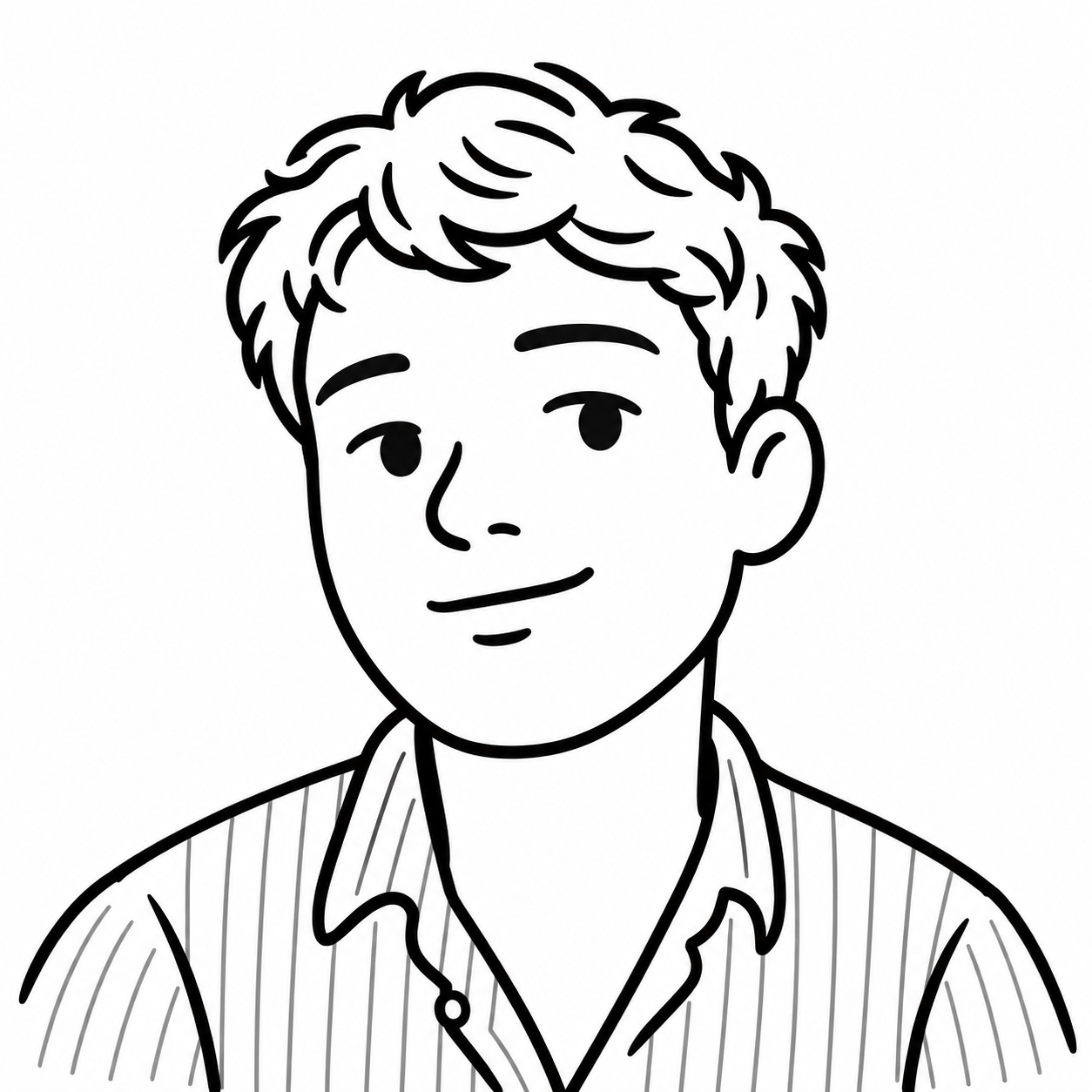 Illustrated portrait of James Swallow